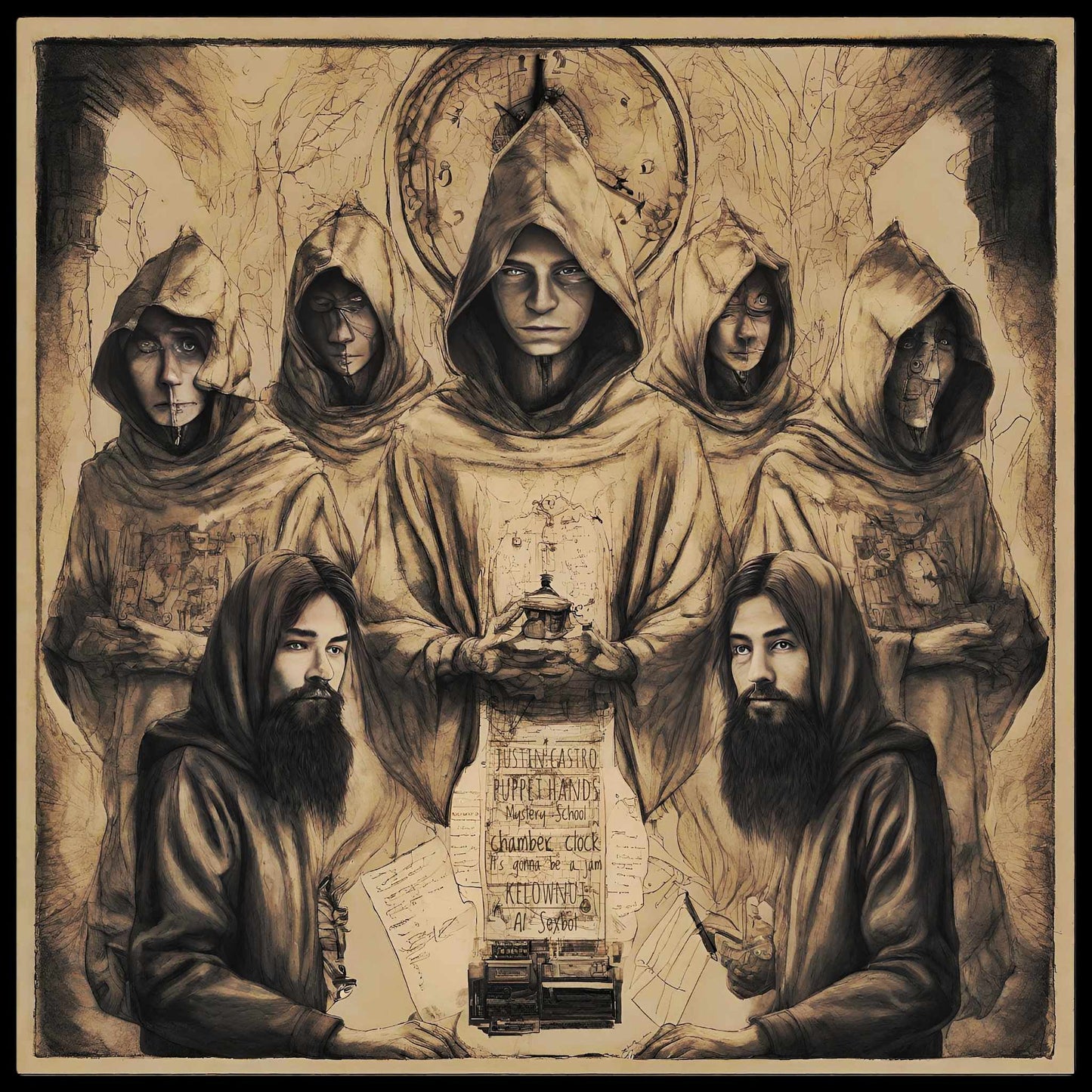 Mystery School EP Cover Art Back