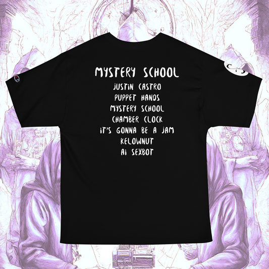 White on Black Champion Mr. E Tee Back