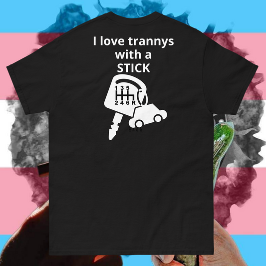 God Loves Trans Victims - Adult Sized Tee